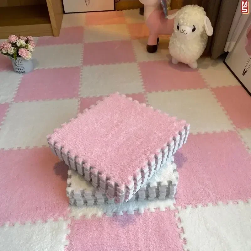 Alfombrillas de espuma felpa encajables para bebé y niños - imagen 3