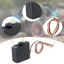 Servo de dirección para coche RC de engranaje resistente