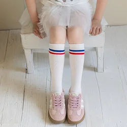 Calcetines a media pierna de algodón sin costuras, para uniforme