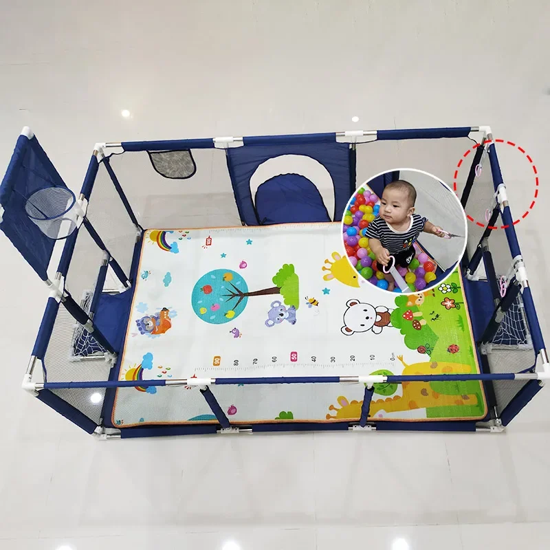 Corralito para bebés IMBABY con piscina seca y actividades - imagen 4