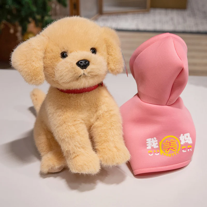 Peluche Labrador realista para regalo de cumpleaños, suave - imagen 4