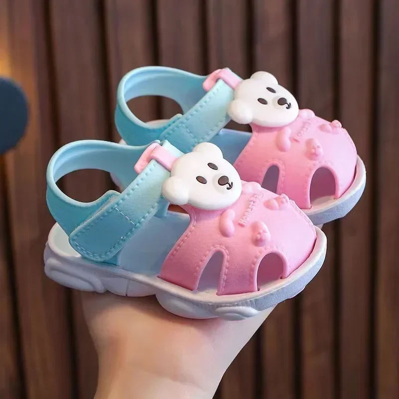 Sandalias de verano infantiles con suela suave y dibujos animados - imagen 2