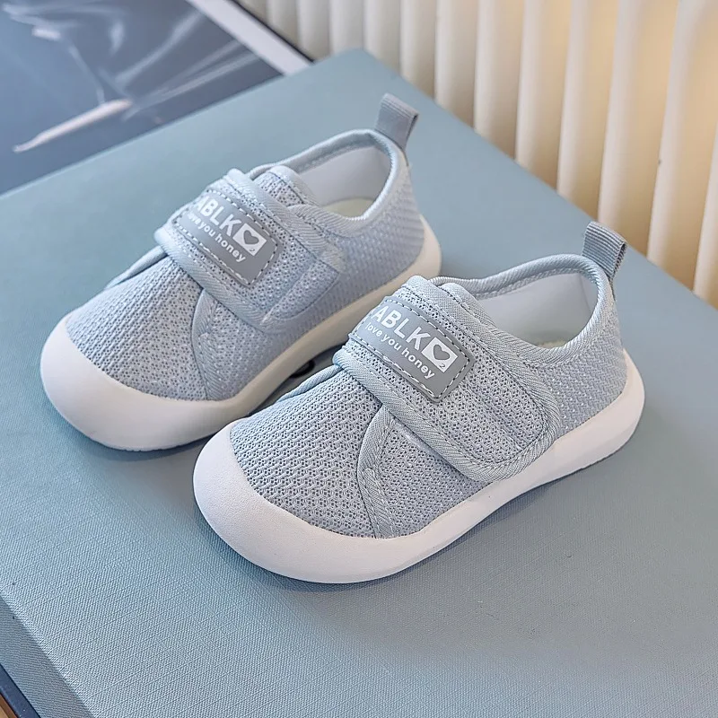Zapatillas infantiles antideslizantes de malla para exterior, cómodas - imagen 3