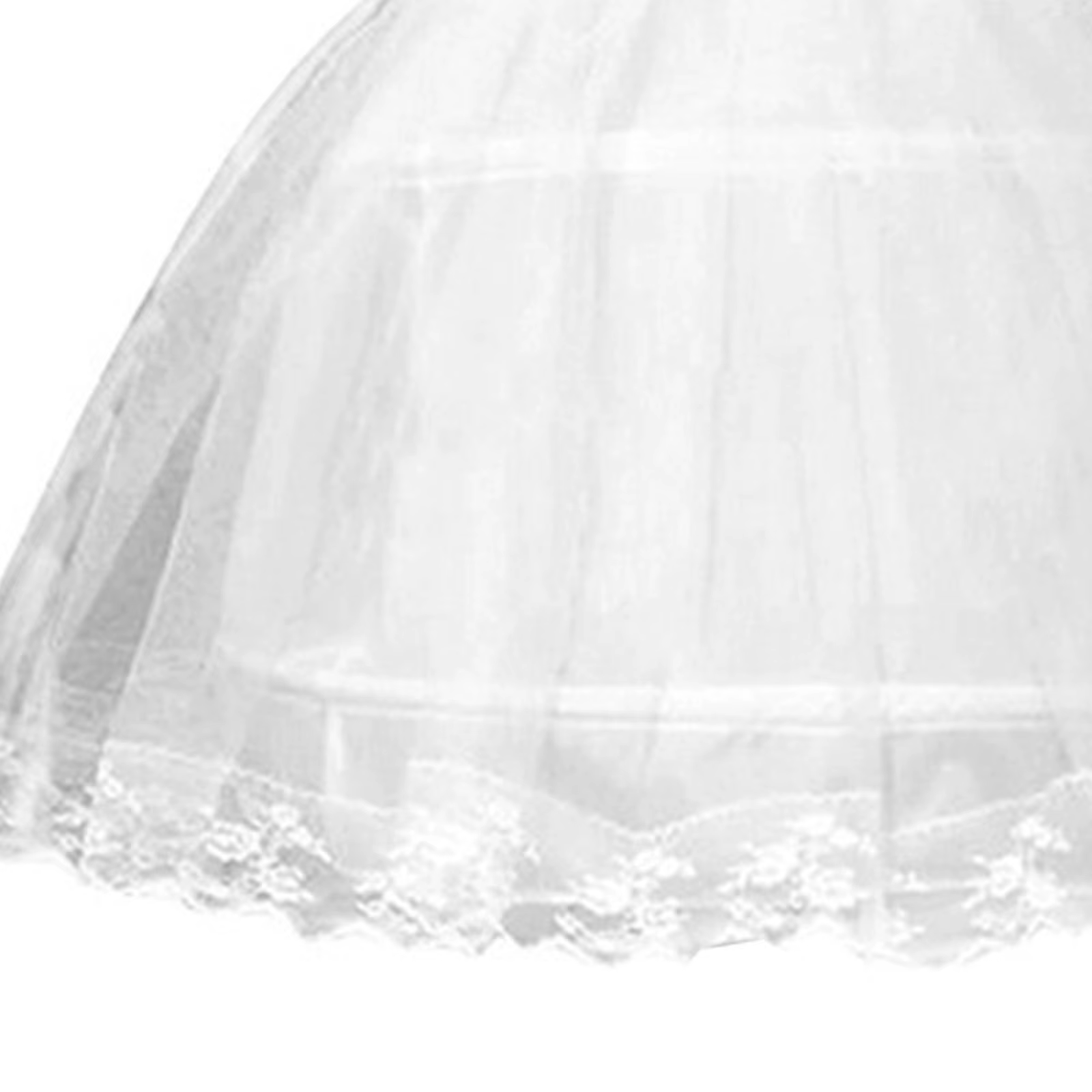 Enagua de crinolina para niña – voluminosa en bodas y fiestas - imagen 5