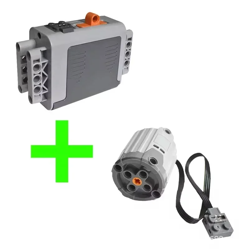 Bloques técnicos para niños - Kit con motor y fuente de energía - imagen 3