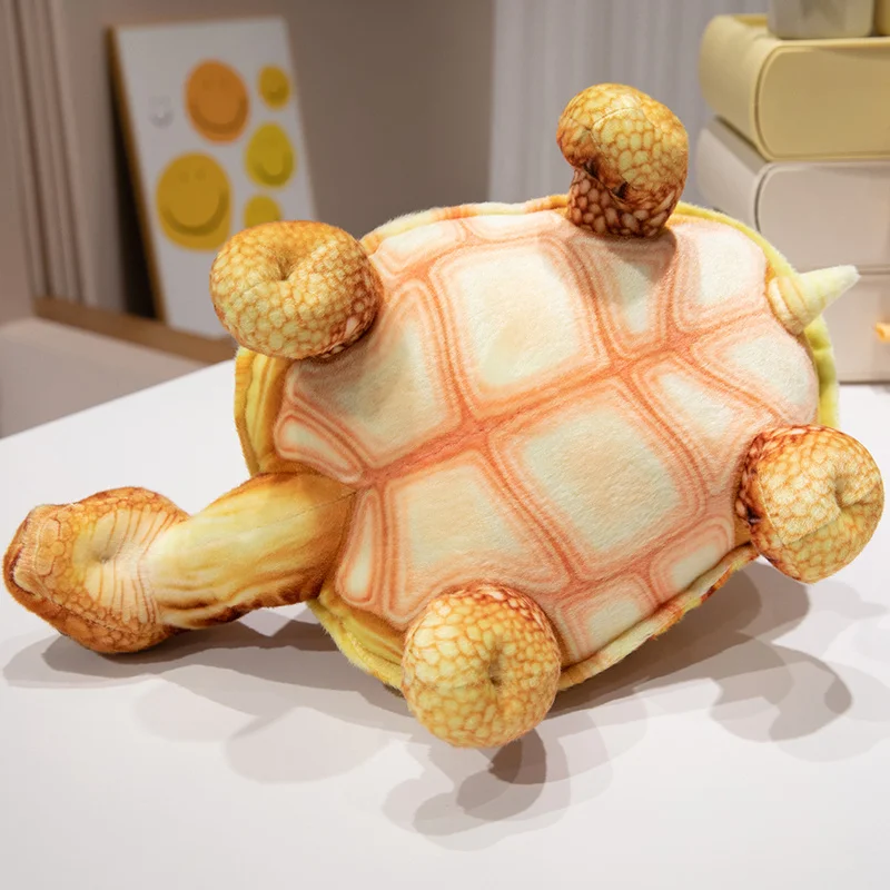 Peluche tortuga marina verde realista suave, juguete infantil - imagen 2