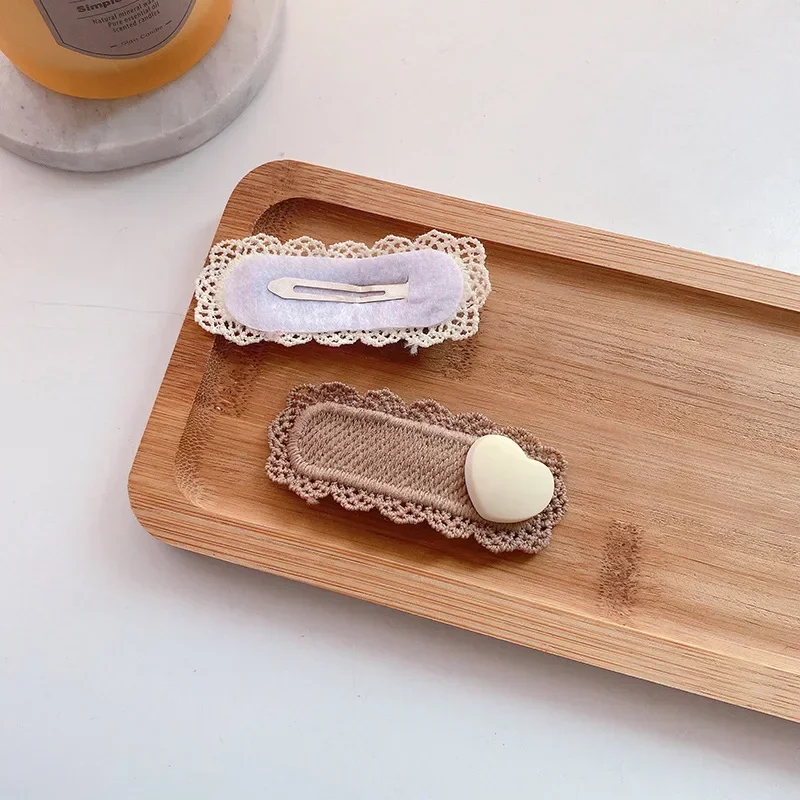 Pinzas para pelo con lazos de encaje - Accesorios bebé y niños - imagen 2