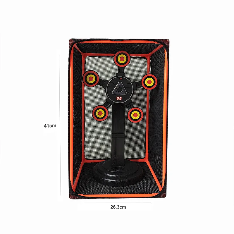 Objetivo Nerf automático tiro eléctrico con sonido y luz para niños
