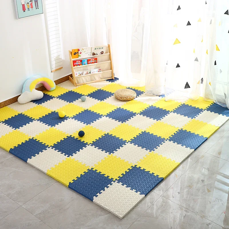 Alfombra puzzle de espuma para bebe - Tapete suave entrelazado - imagen 5