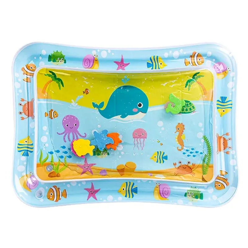 Estera de juego de agua para bebé con almohadilla inflable - imagen 5