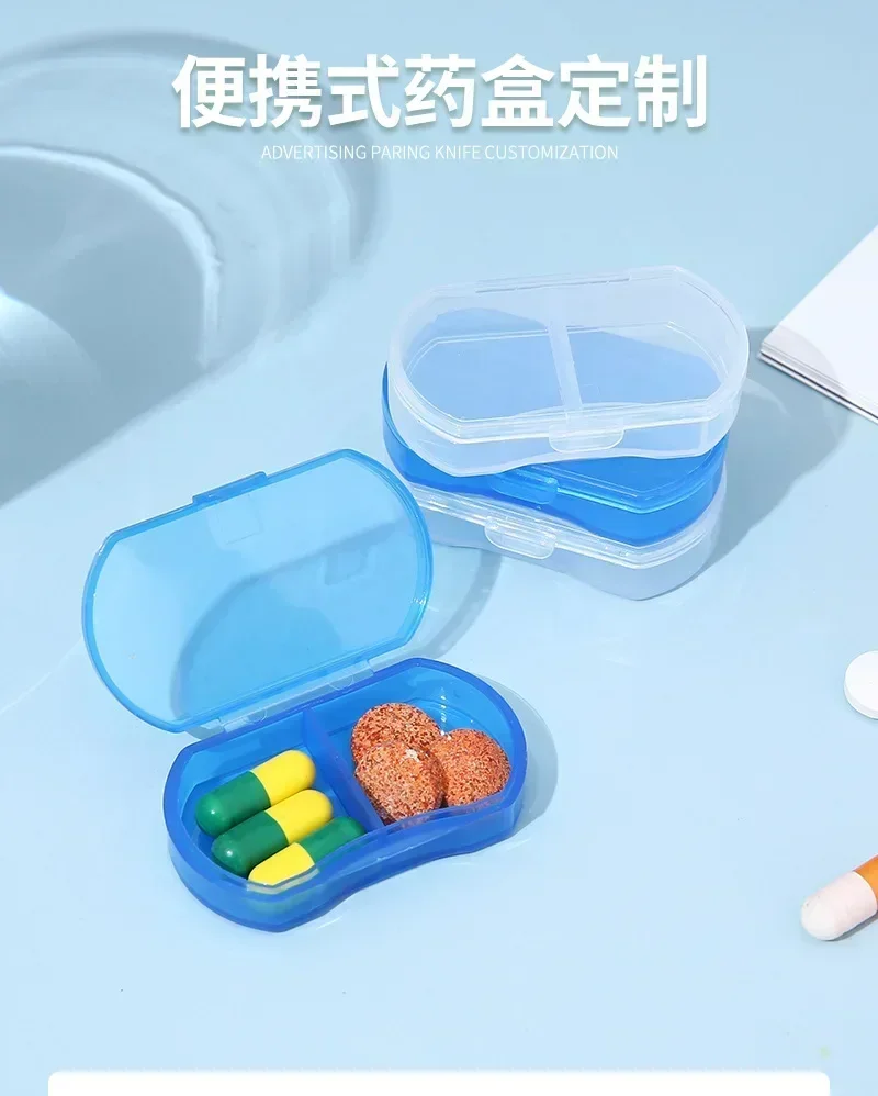 Estuche organizador compacto con 2 compartimentos