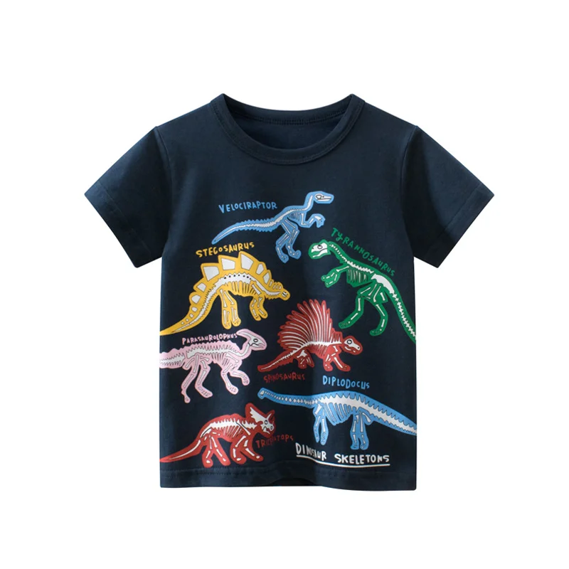 Camiseta de bebé estampada de verano manga corta infantil para niño - imagen 4