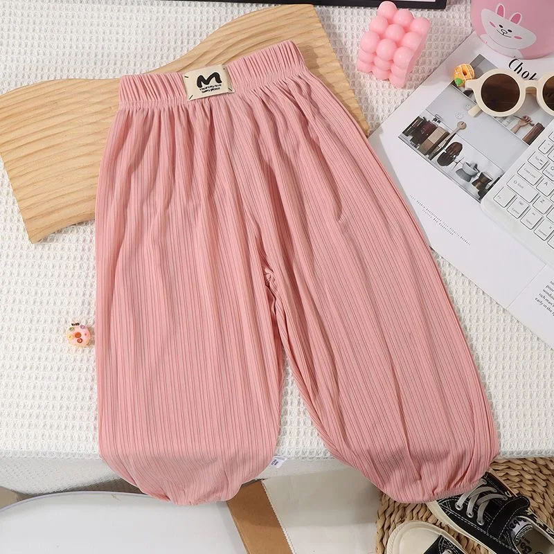 Pantalones finos de verano antimosquitos para bebé y niño - imagen 3