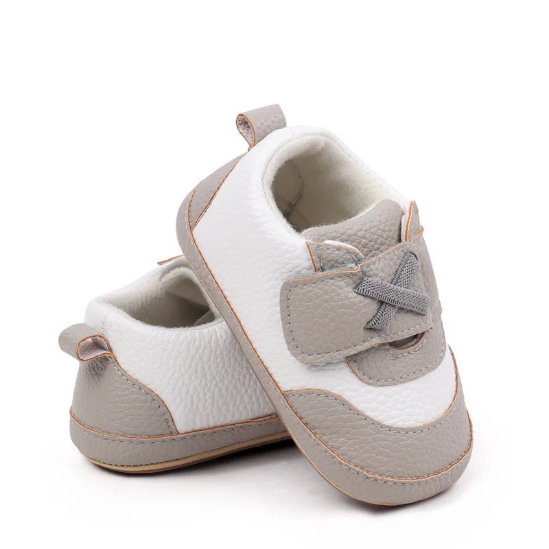 Zapatos primeros pasos bebé cuero sintético suela antideslizante - imagen 2