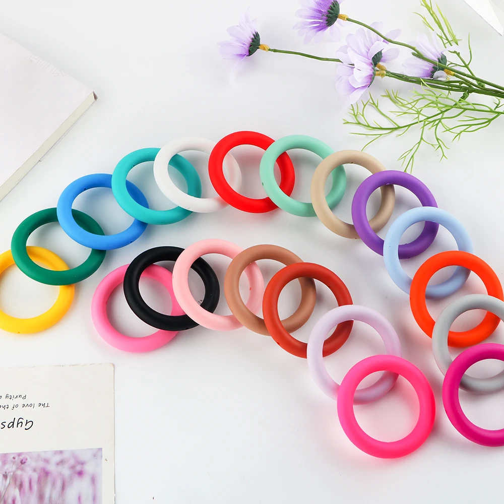 Kovict colgante de anillo en silicona impresa para joyería infantil - imagen 2
