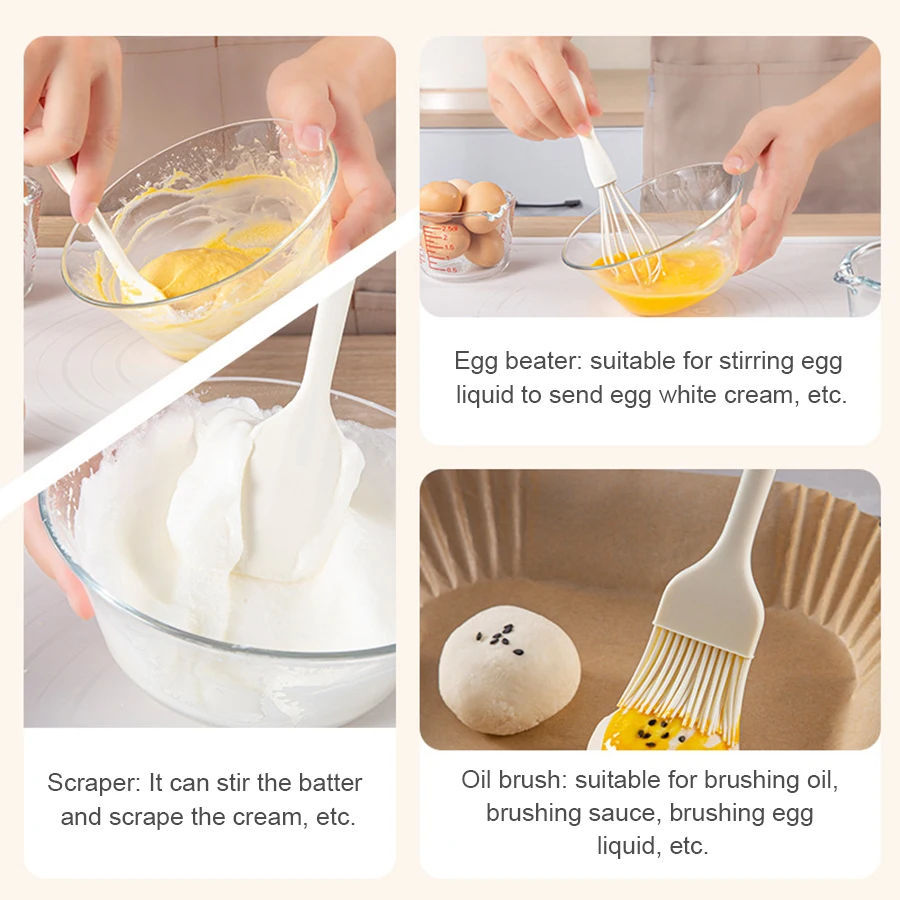 Set utensilios silicona para cocinar con niños - imagen 3