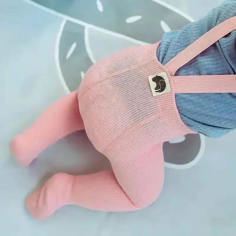 Pantimedias niño con tirantes – Mallas cintura alta para primavera y otoño