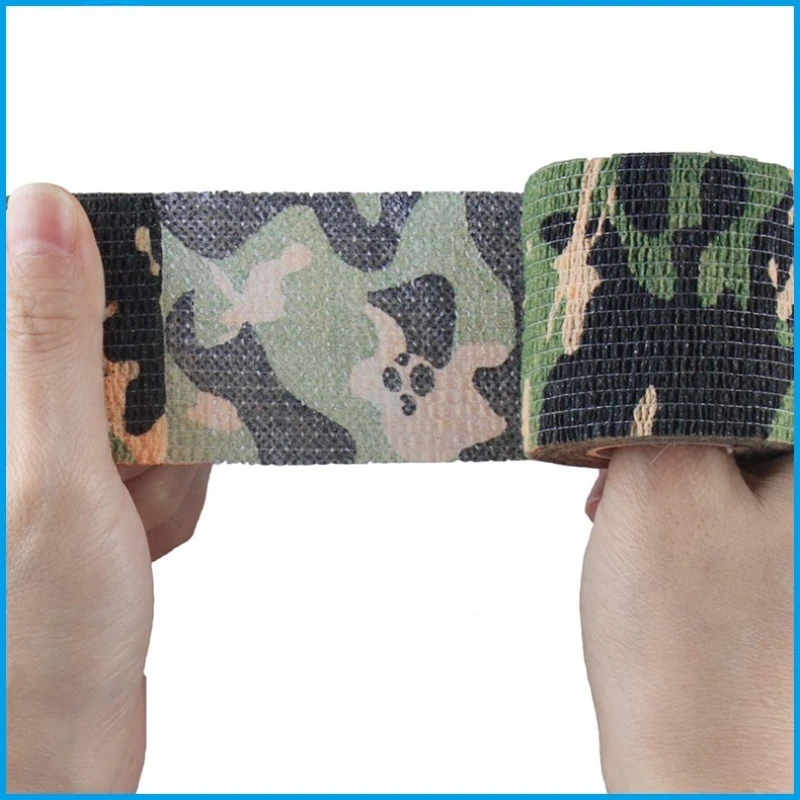 Venda adhesiva elástica camuflaje de no tejido para primeros auxilios - imagen 4