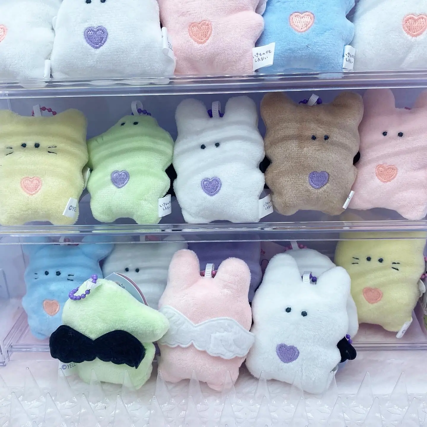 Peluche luminoso con alas de ángel y diablo, corazón que brilla - imagen 3