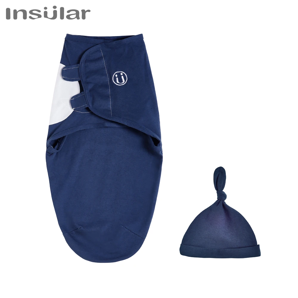 Manta de muselina para bebé con gorro de algodón - imagen 2