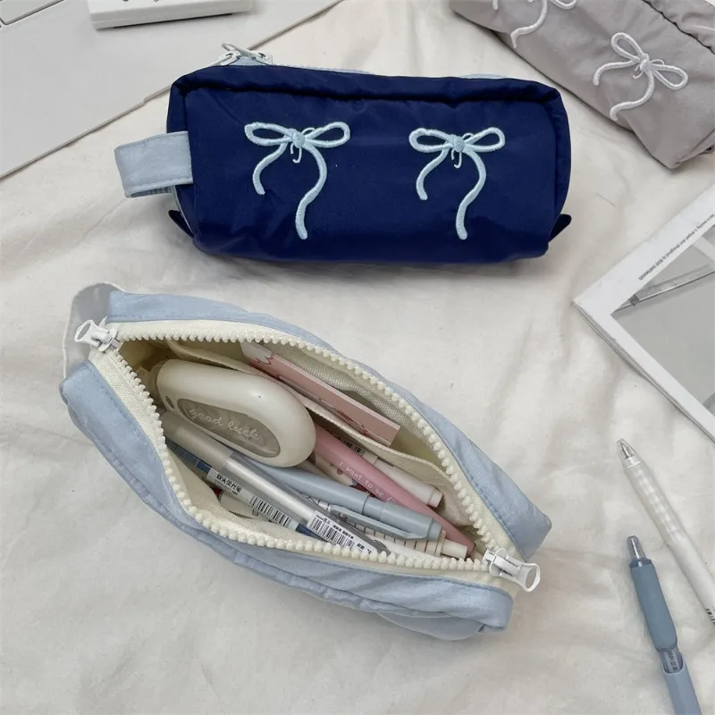 Estuche escolar grande con cremallera para niñas – Útil y resistente - imagen 2