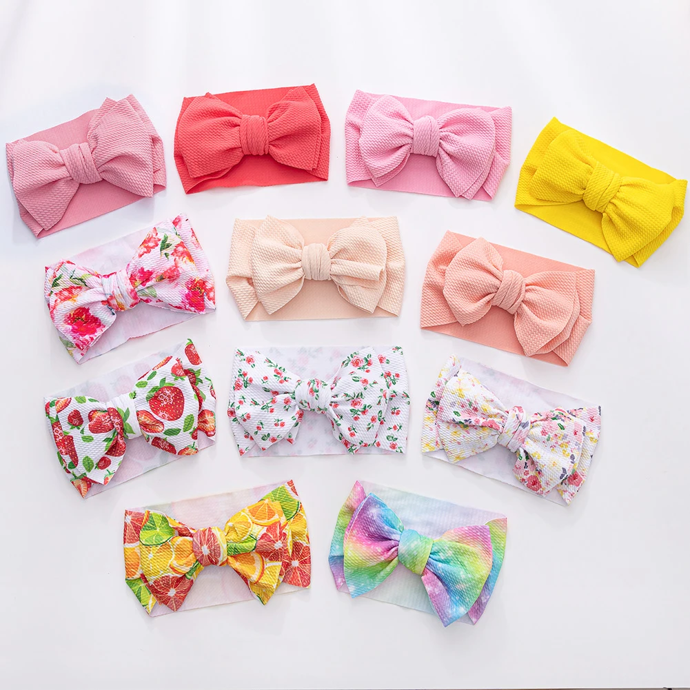 Diademas con flores para bebé niña – turbante suave infantil - imagen 2