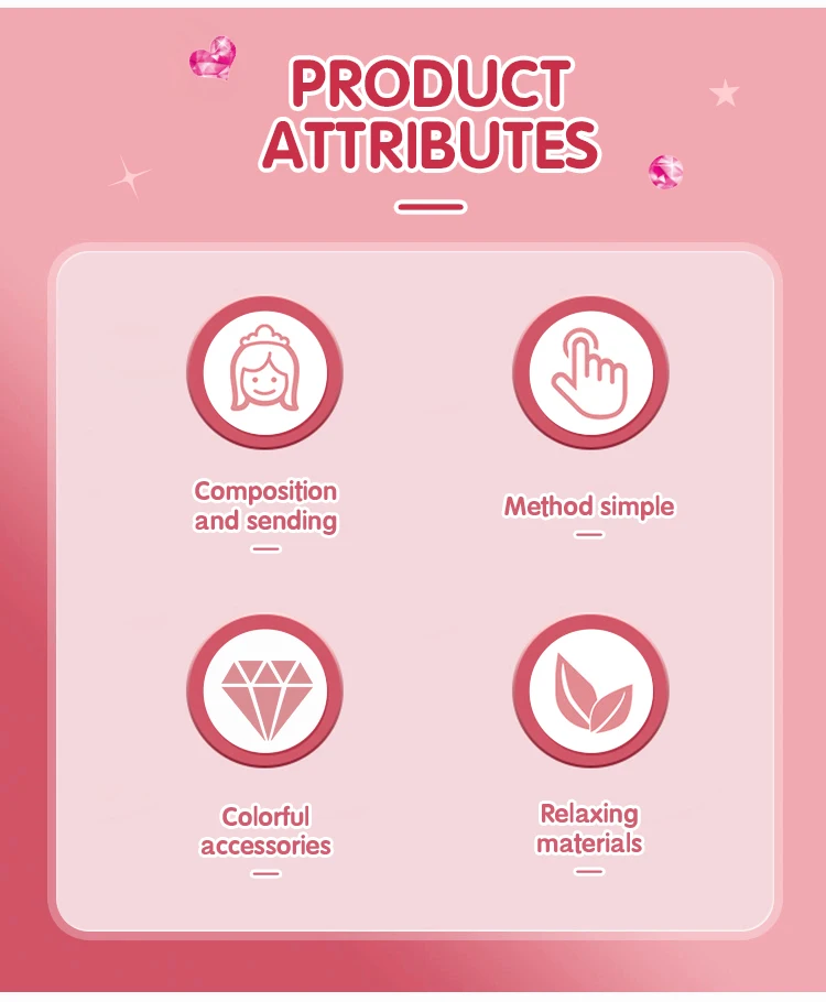 Accesorios del kit: cuentas, horquillas y herramientas