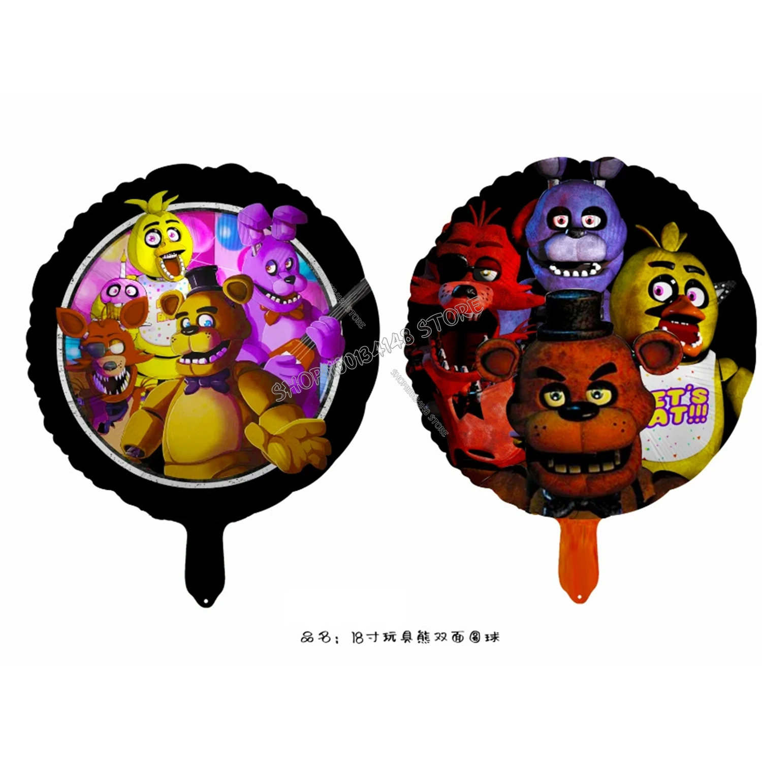 Globos con número de cumpleaños FNAF, decoración en aluminio - imagen 2