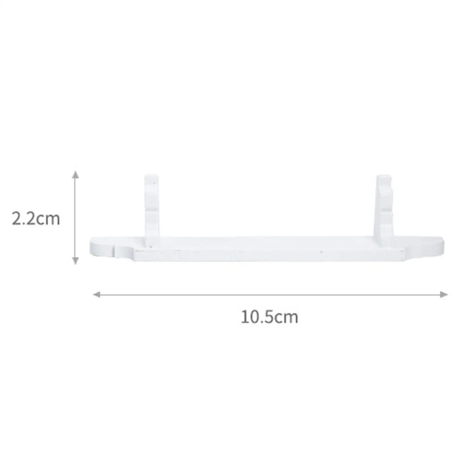 Estante de pared para casa de muñecas de madera para baño y cocina - imagen 2