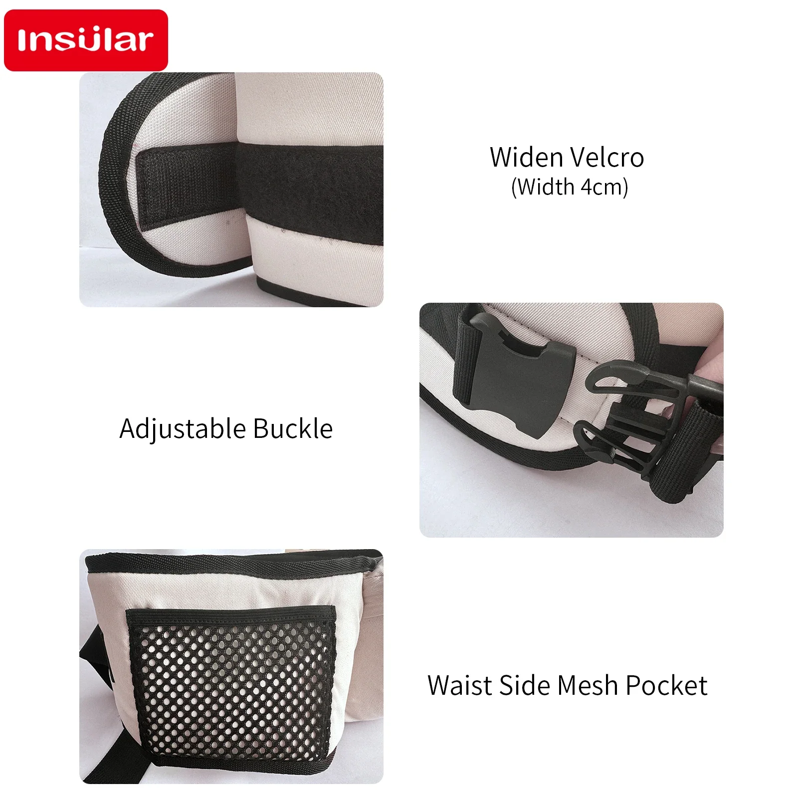 Portabebés ergonómico acolchado para bebé - imagen 2
