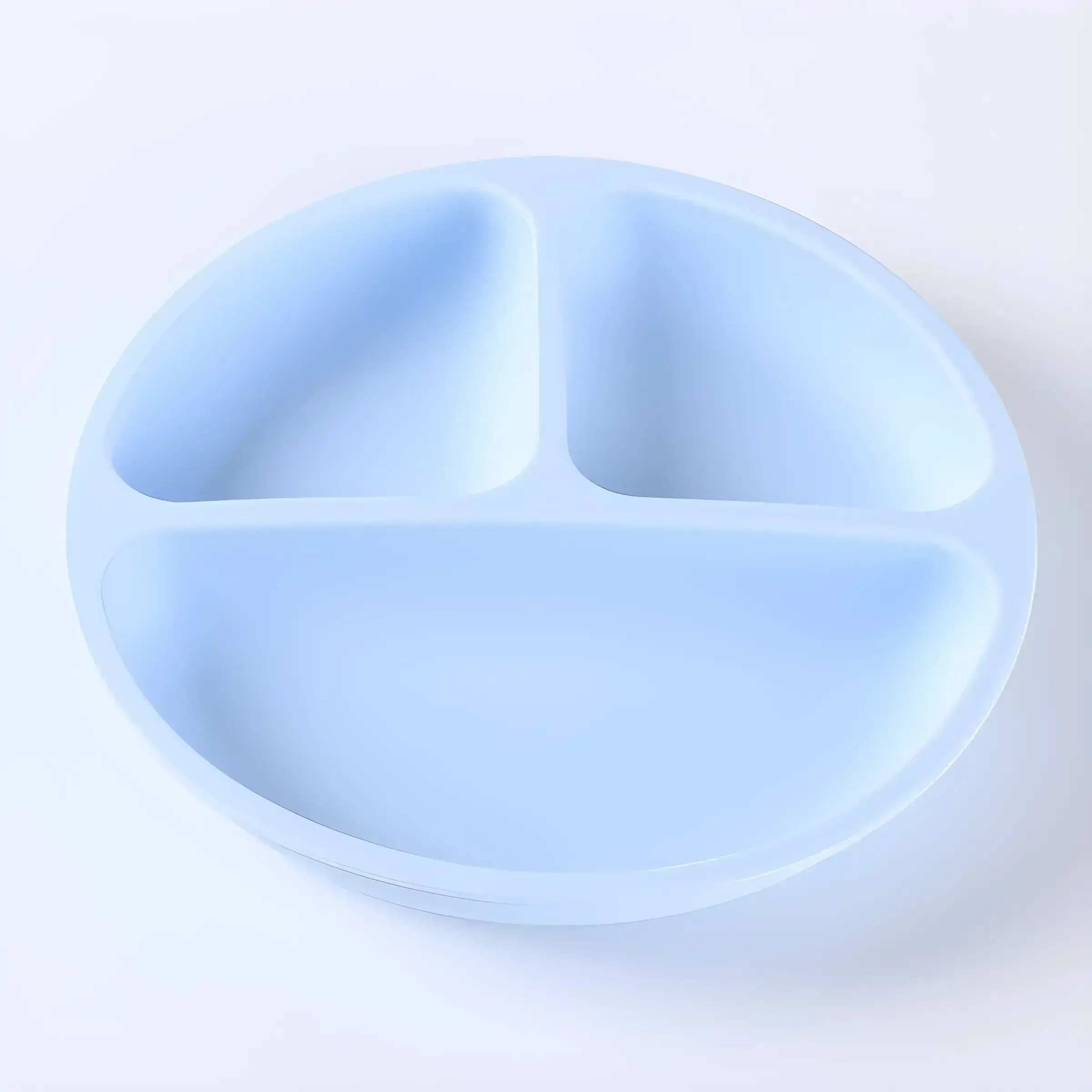 Plato de silicona con compartimento y cuenco de aperitivos - imagen 2