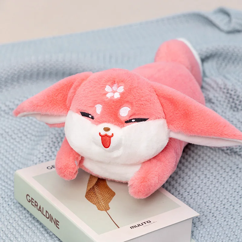 Almohada peluche zorro largo estilo anime, cojín decorativo - imagen 3