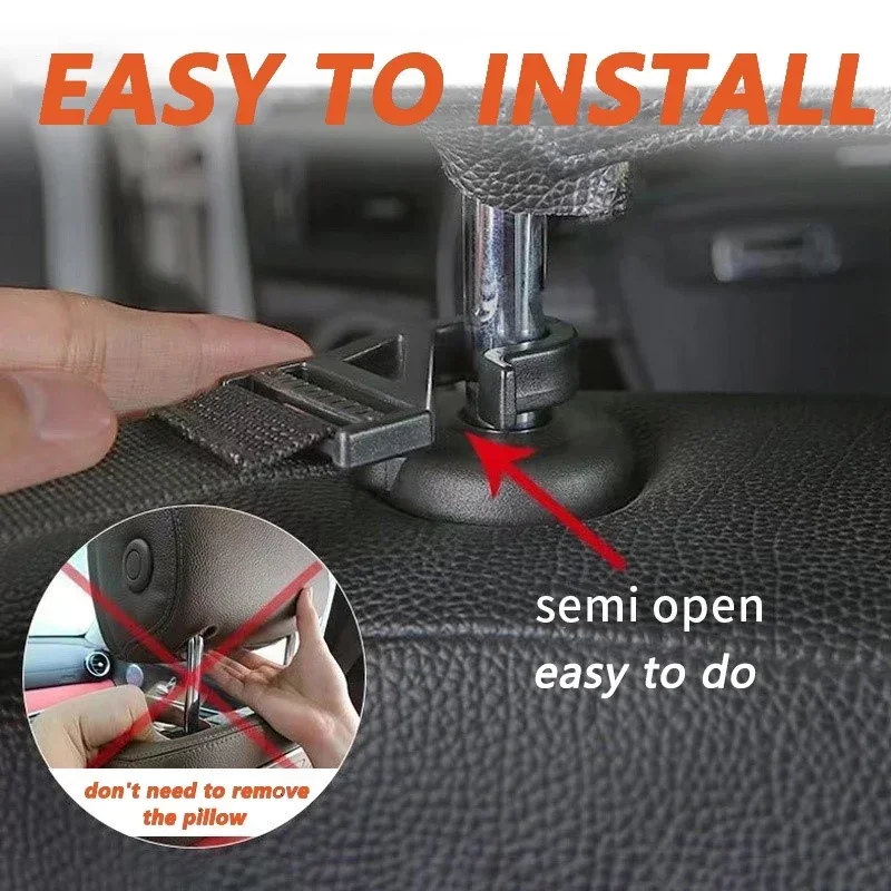 Gancho para asiento trasero de coche con organizador colgante - imagen 2
