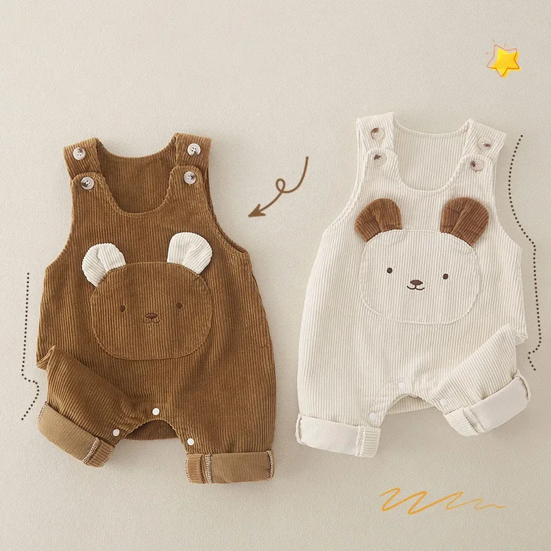 MILANCEL Pelele de pana con oso para bebé niña - 0-24 meses - imagen 4