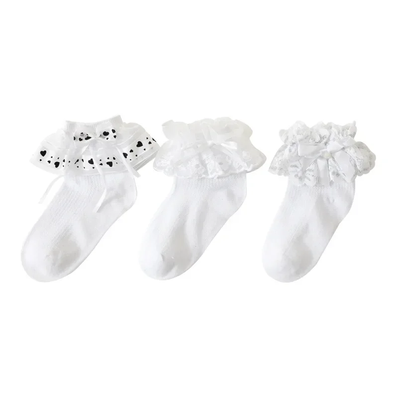 Calcetines tobilleros Lolita con volantes y encaje para verano - imagen 5