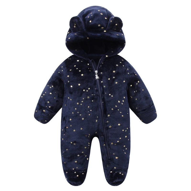 Mameluco polar con estampado de estrellas y sombrero