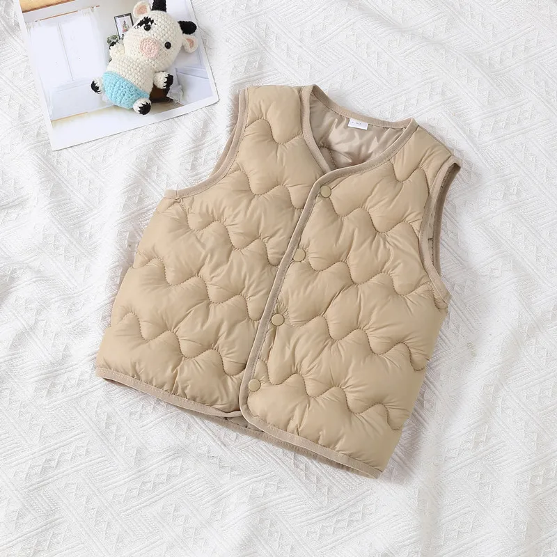 Chaleco cálido sin mangas para niños – Otoño Invierno