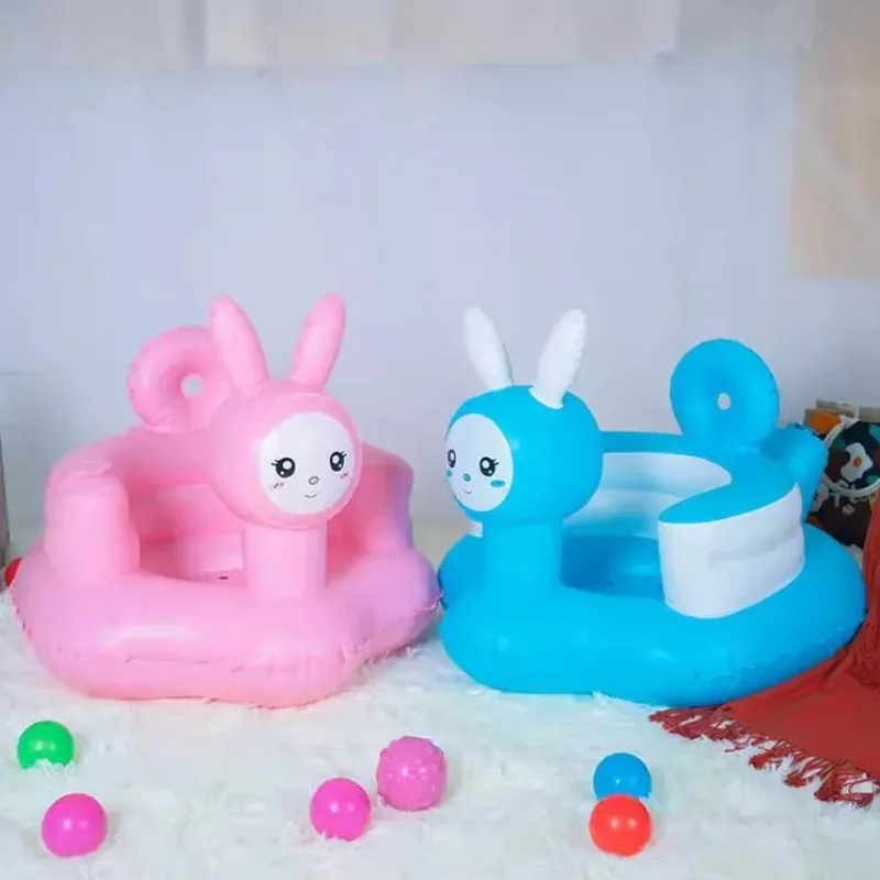 Asiento inflable para bebé con bomba integrada para viajar - imagen 2