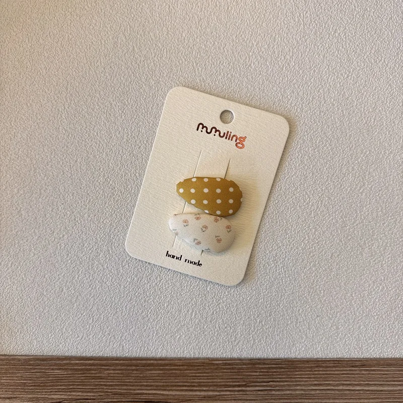 Pasador de pelo floral para niñas, clip infantil de cuadros - imagen 3