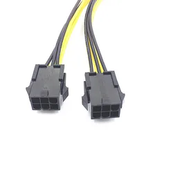 Cable divisor PCI Express 6 pines a Dual 8 pines para gráfica