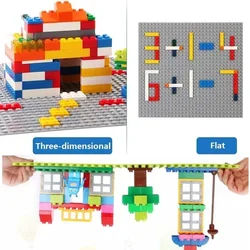 Placa base de construcción para bloques, ciudades y proyectos