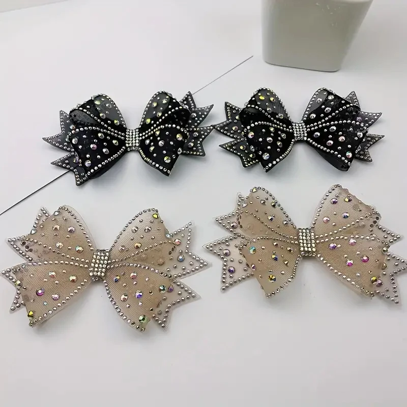 Adornos strás con flor para zapatos de tacón - imagen 2