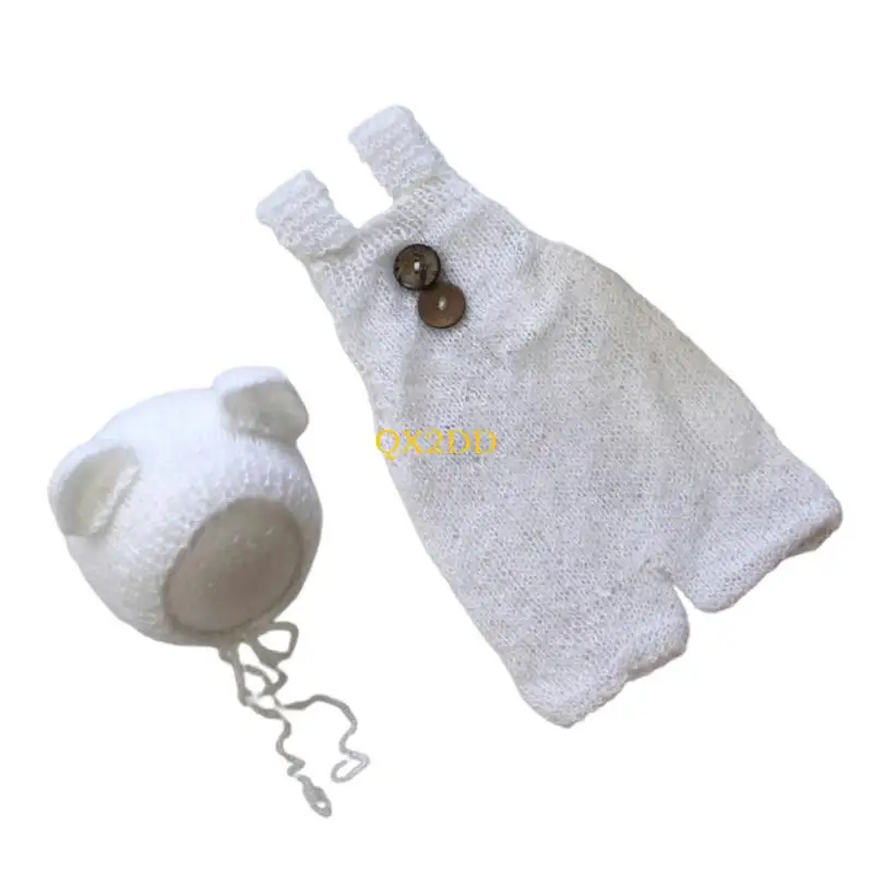 QX2D accesorios para fotos de bebé con disfraz oso - imagen 3