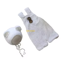 QX2D accesorios para fotos de bebé con disfraz oso