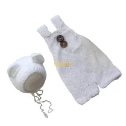 QX2D accesorios para fotos de bebé con disfraz oso