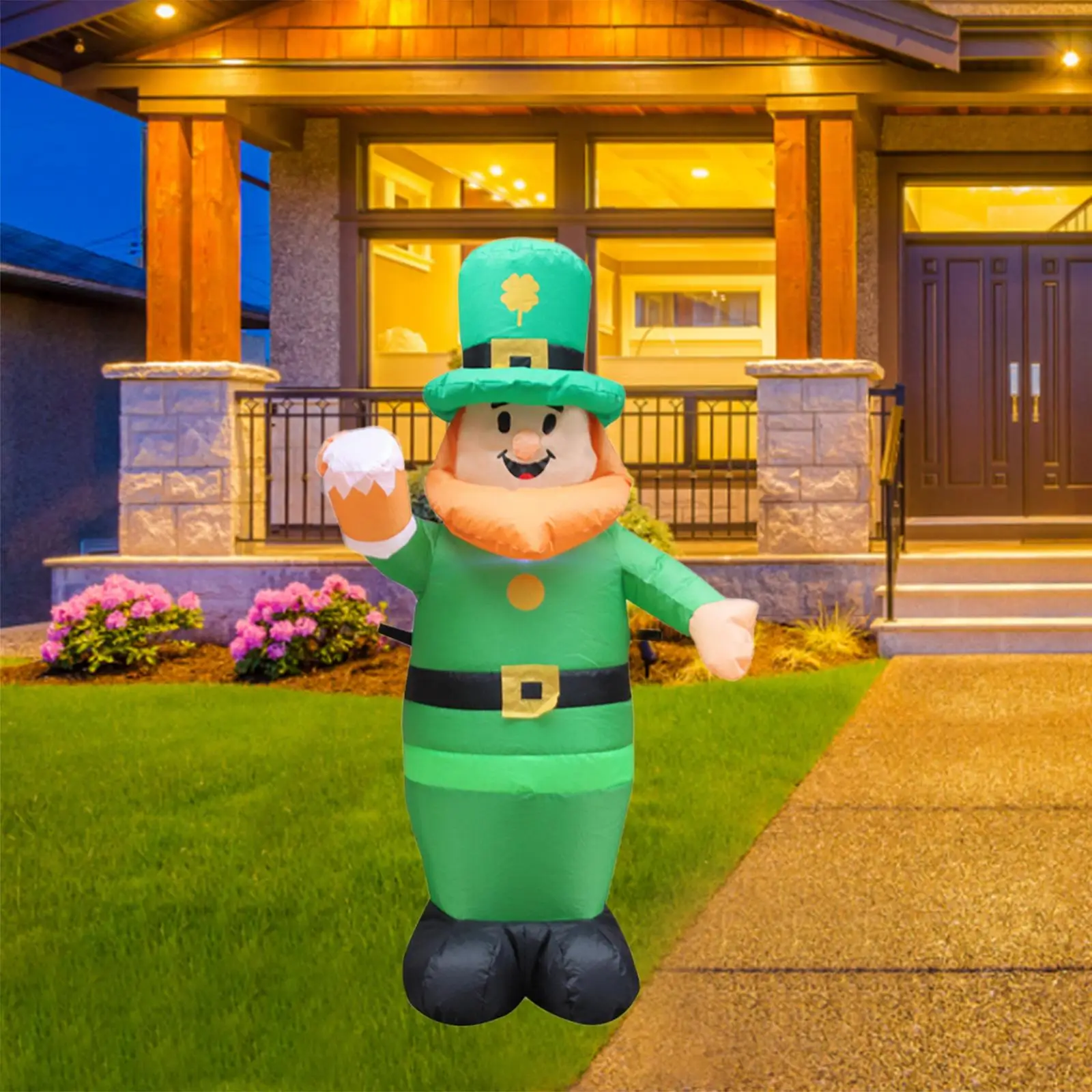 Decoración inflable luminosa para exterior de vacaciones con adaptador - imagen 5
