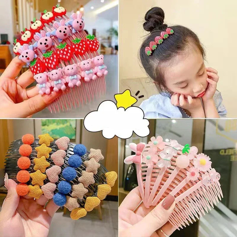Pinzas de pelo Kawaii para niñas – Set de accesorios con dibujos - imagen 5