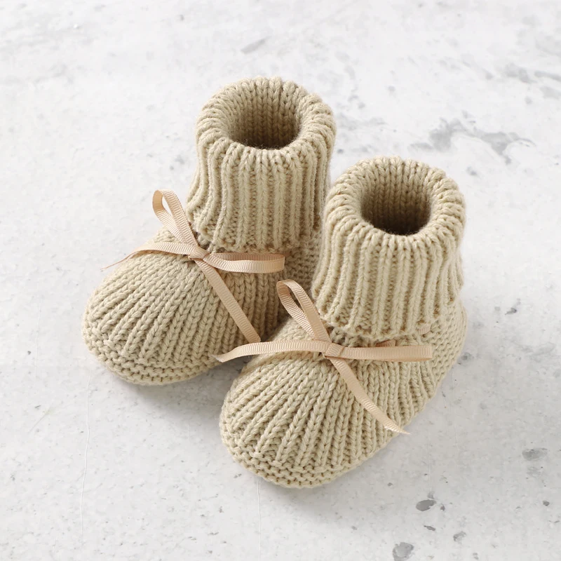 Zapatitos de punto para bebé – Cómodos para casa de 0 a 18 meses