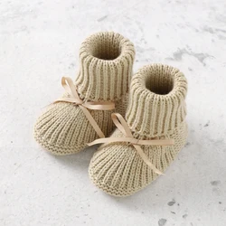 Zapatitos de punto para bebé – Cómodos para casa de 0 a 18 meses