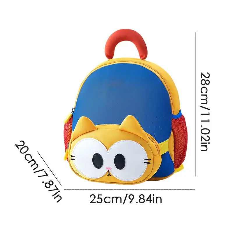 Mochila infantil con diseño de gato - ideal para guardería diaria - imagen 5